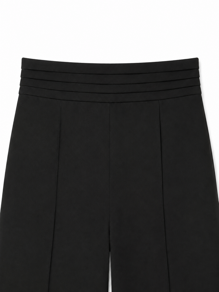 WAISTBAND PANTS BLACK