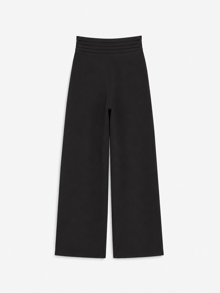 WAISTBAND PANTS BLACK