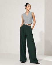 GREY TAILORED VEST