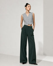 GREY TAILORED VEST