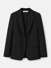 SINGLE-BUTTON TAILORED BLAZER