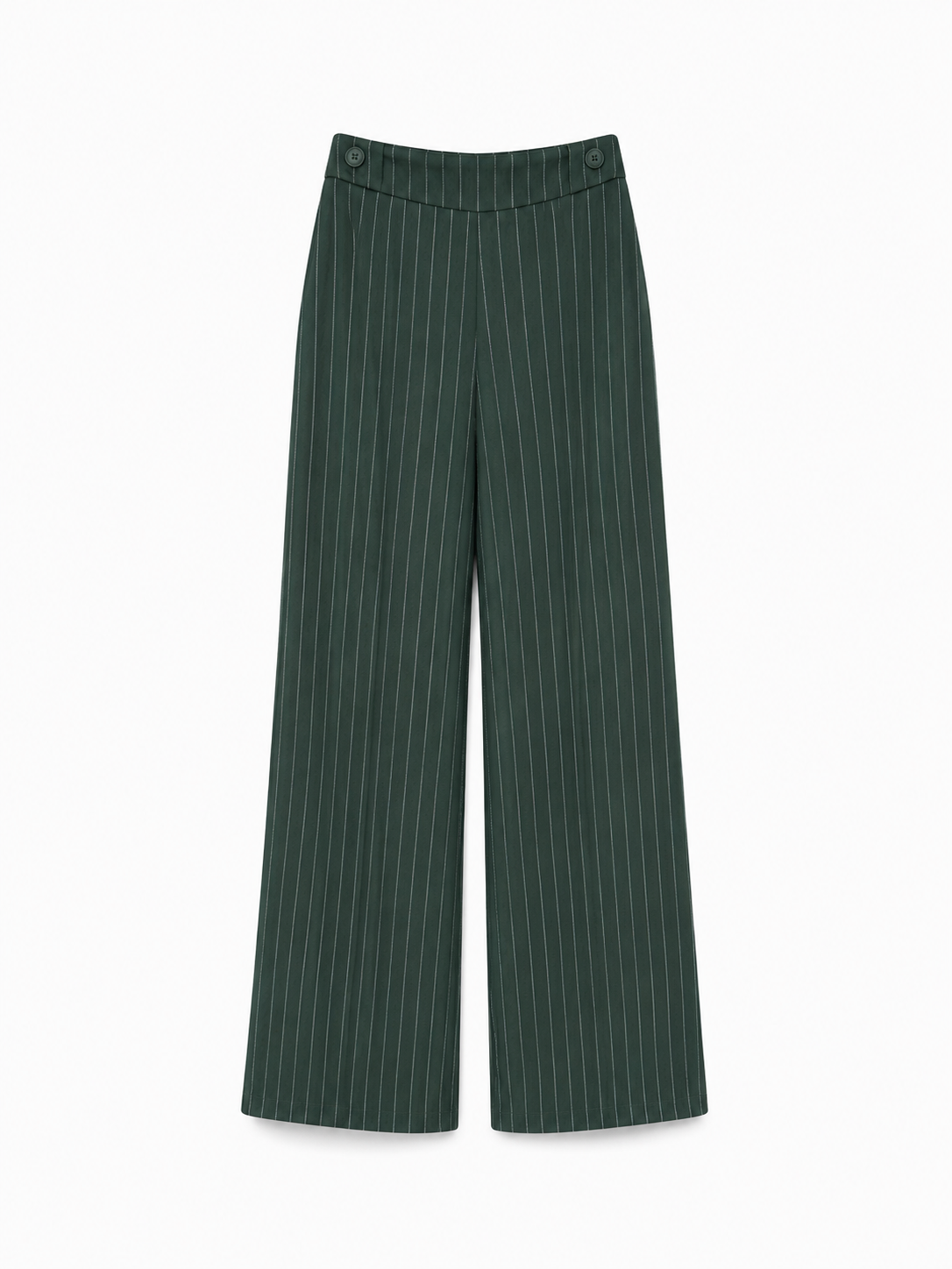 GREEN PINSTRIPED PANTS