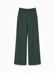 GREEN PINSTRIPED PANTS