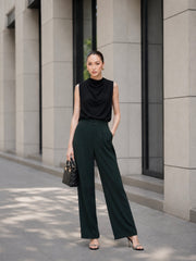 GREEN STRAP PANTS