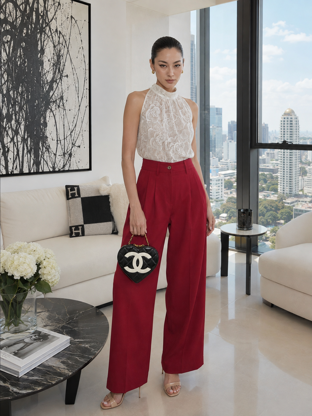 WIDE LEG PANTS