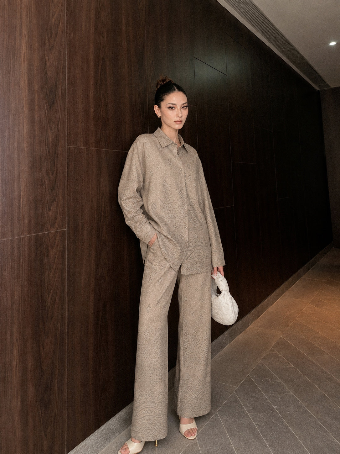 JACQUARD TROUSERS