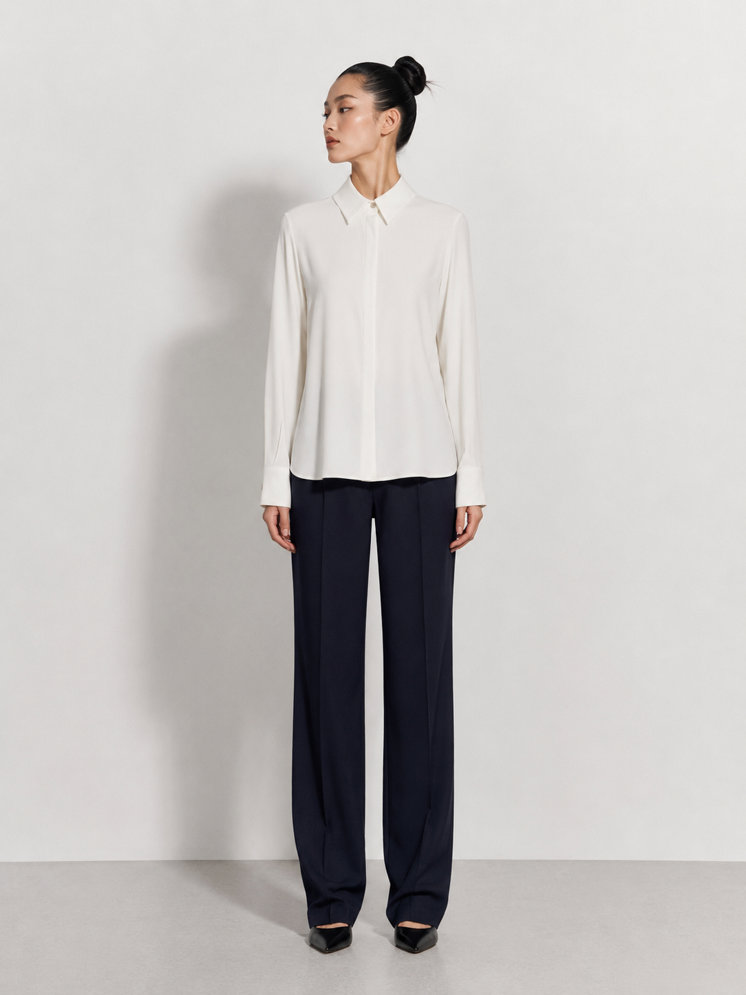 COLLAR LONG SLEEVE SHIRT