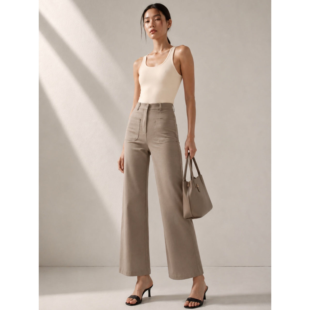 PATCH POCKETS PANTS — image 1
