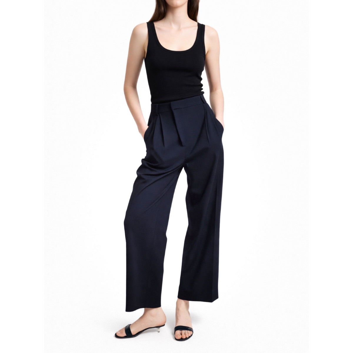 NAVY PANTS — image 1