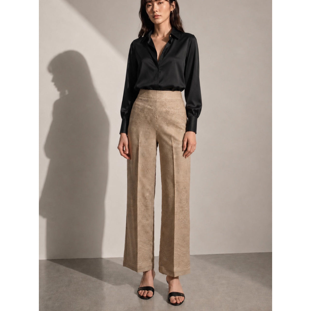 JACQUARD TROUSERS — image 1