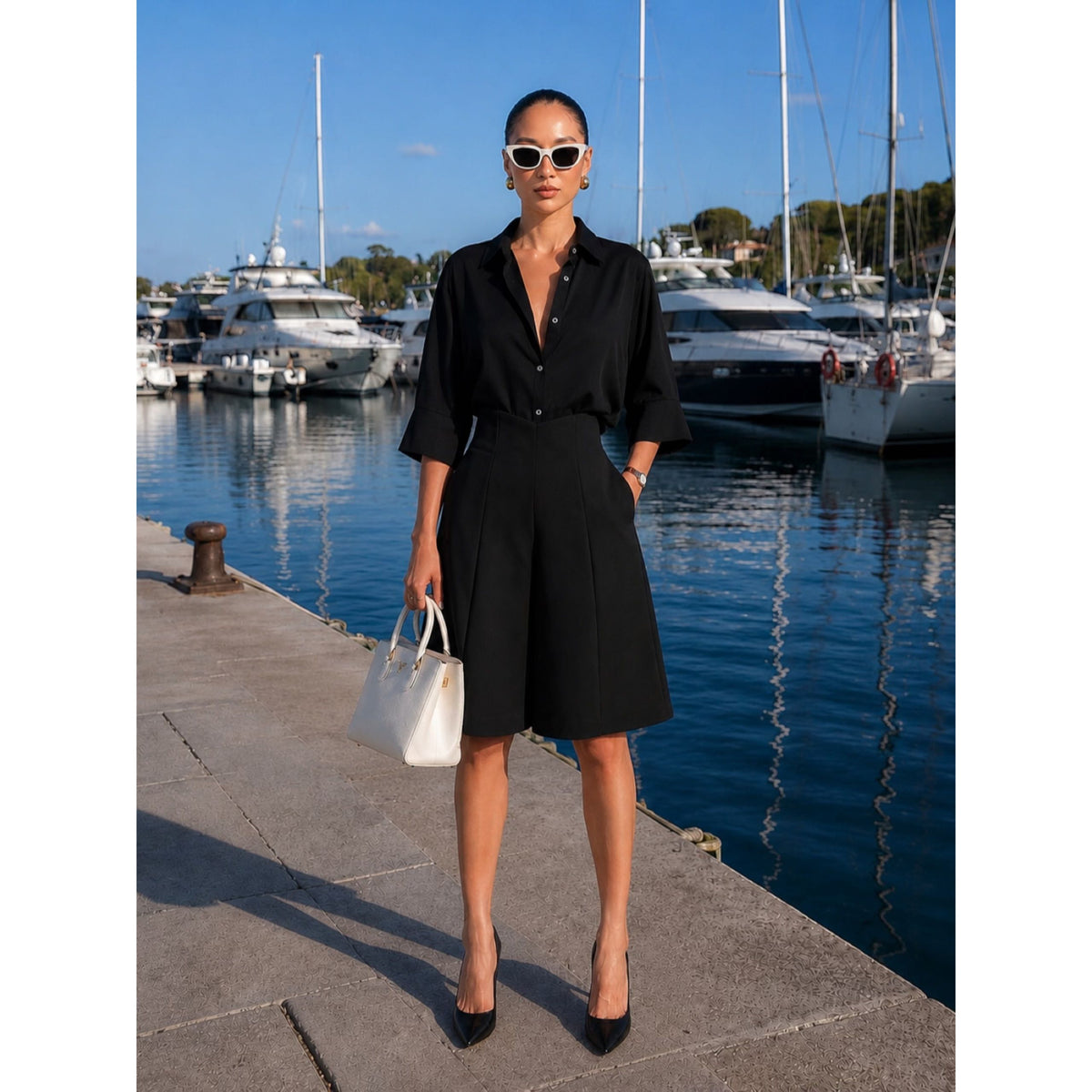 V WAIST SHAPE PANTS — image 1