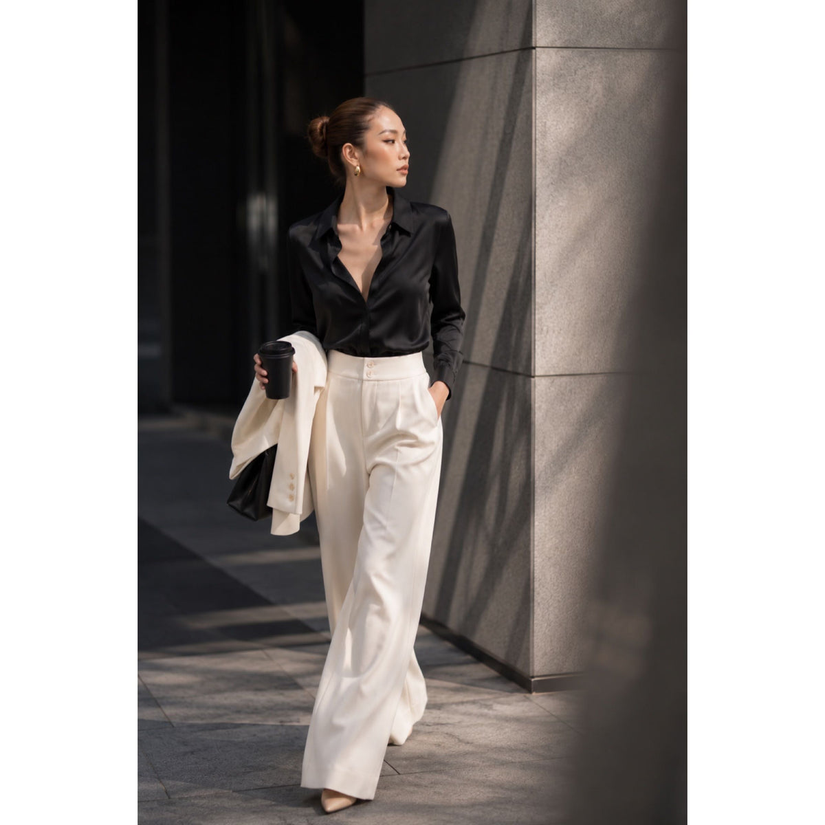 High Waist With Strap Trousers — image 1