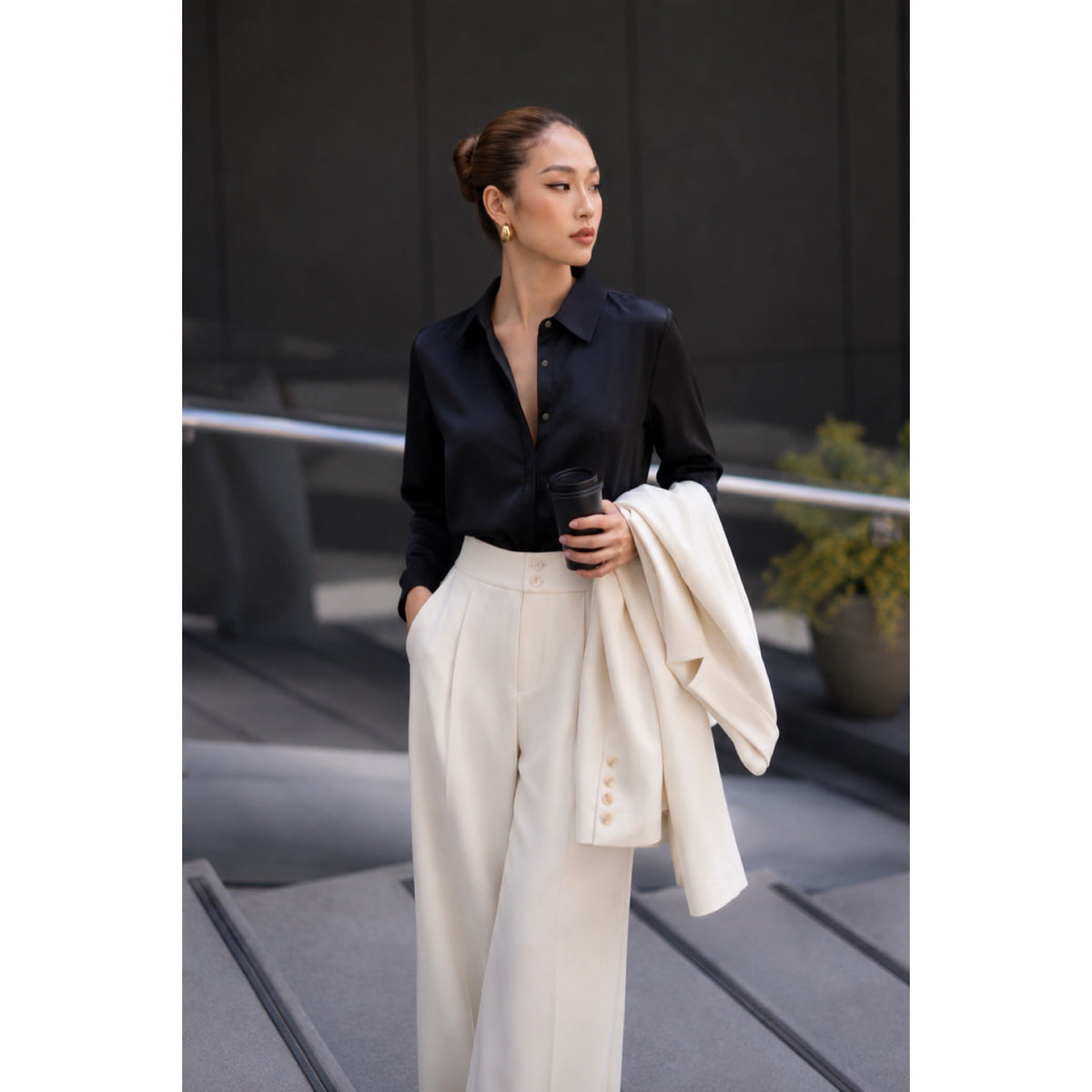 High Waist With Strap Trousers — image 2