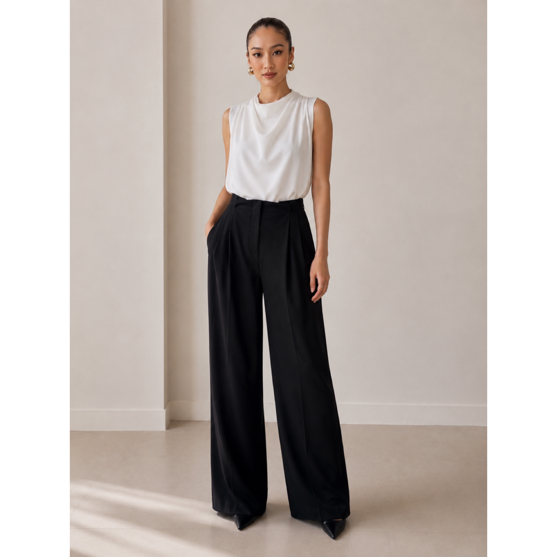 PLEATED TROUSERS — image 1