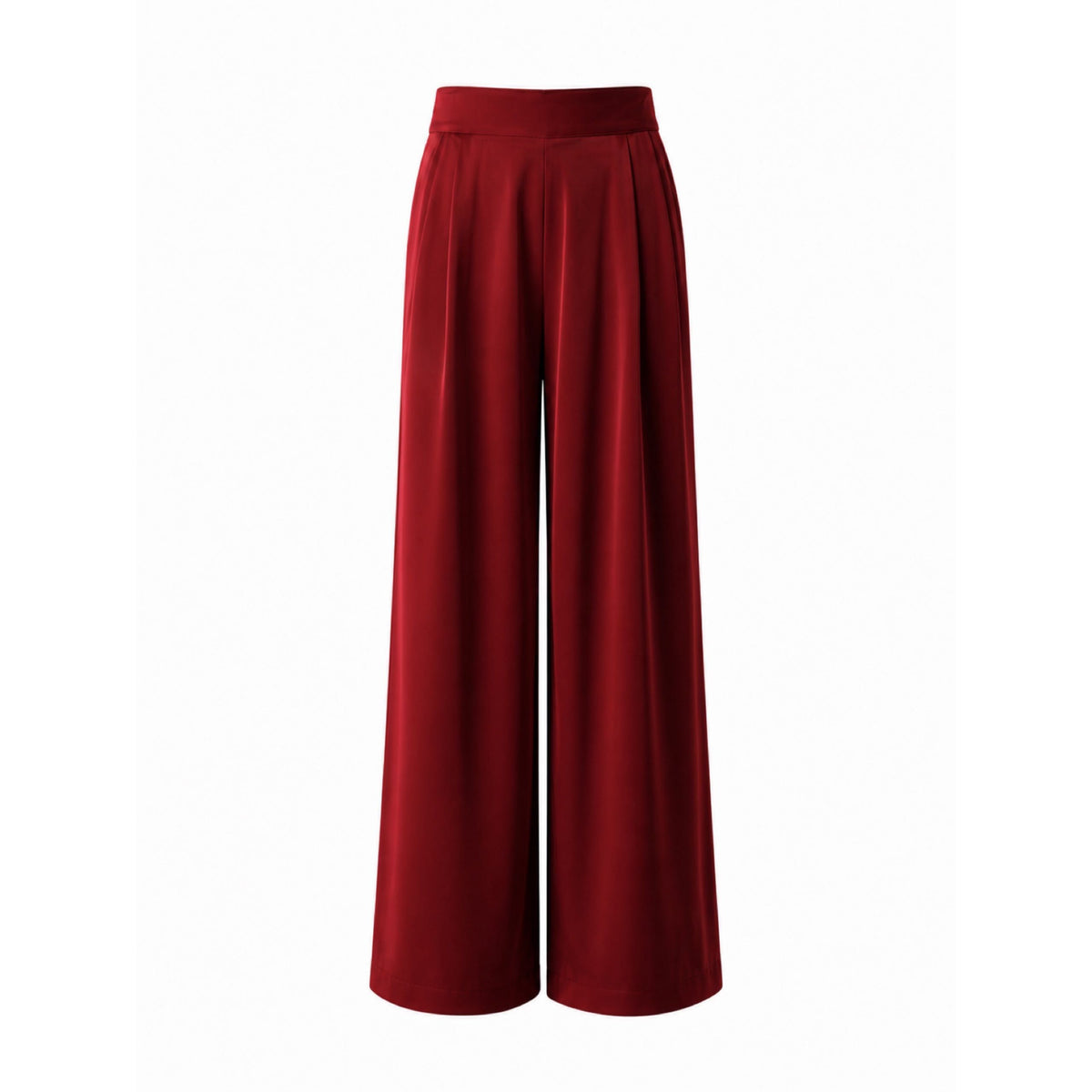 WIDE LEG PLEAT PANTS — image 1