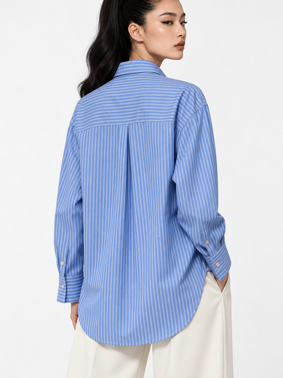 BLUE STRIPED SHIRT