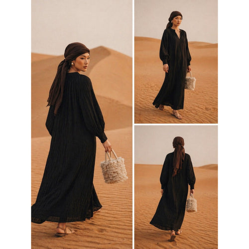 BALLOON SLEEVE DRESS — image 2