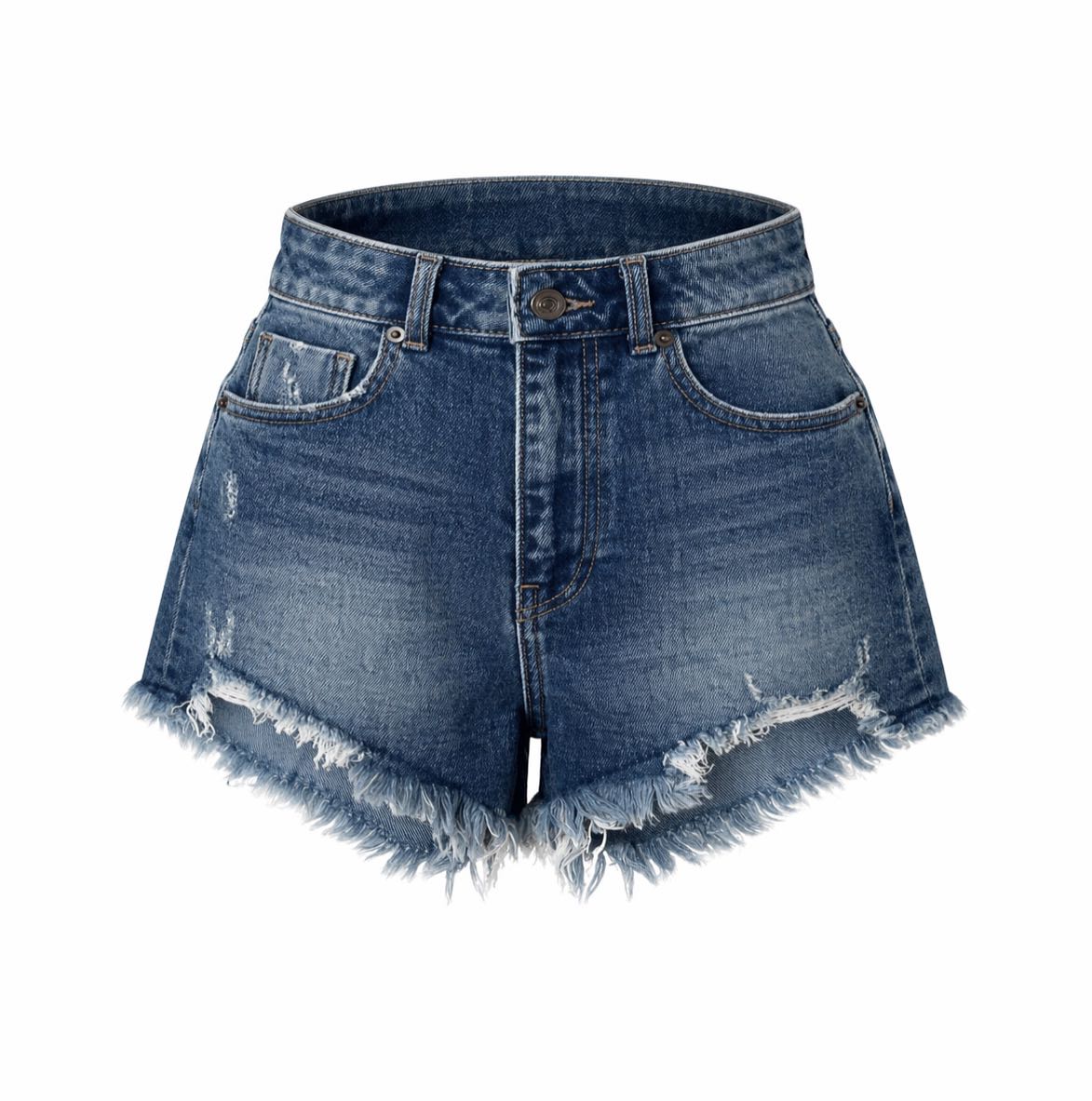 DENIM SHORTS — image 1