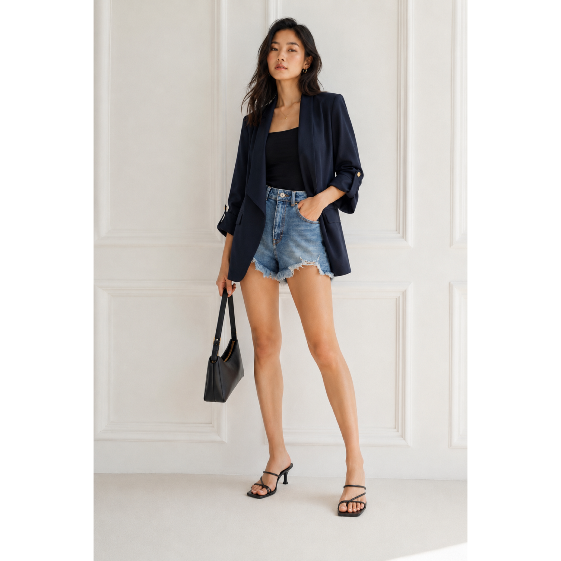 DENIM SHORTS — image 2