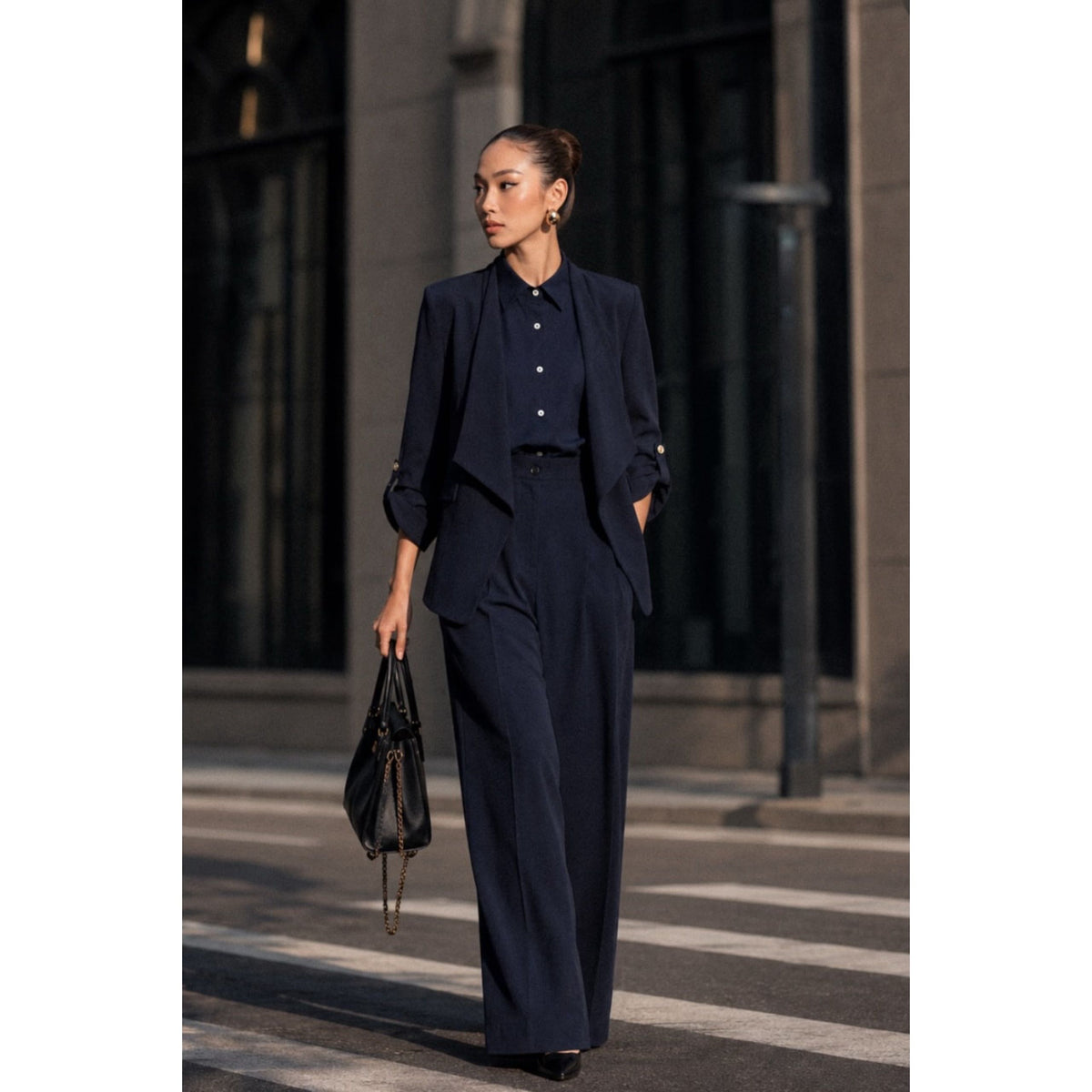 NAVY BLAZER — image 1