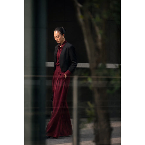 COLLARLESS BLAZER — image 1