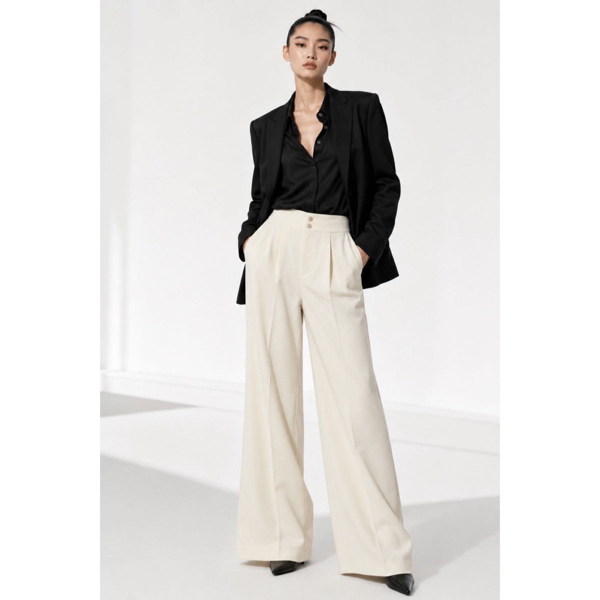 SINGLE-BUTTON TAILORED BLAZER — image 1