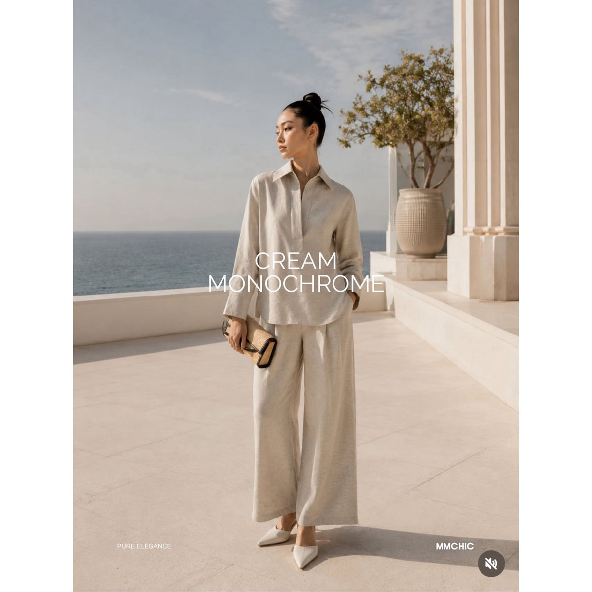 LINEN BLENDED BLOUSE — image 1