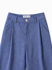 PINSTRIPE BLUE PANTS
