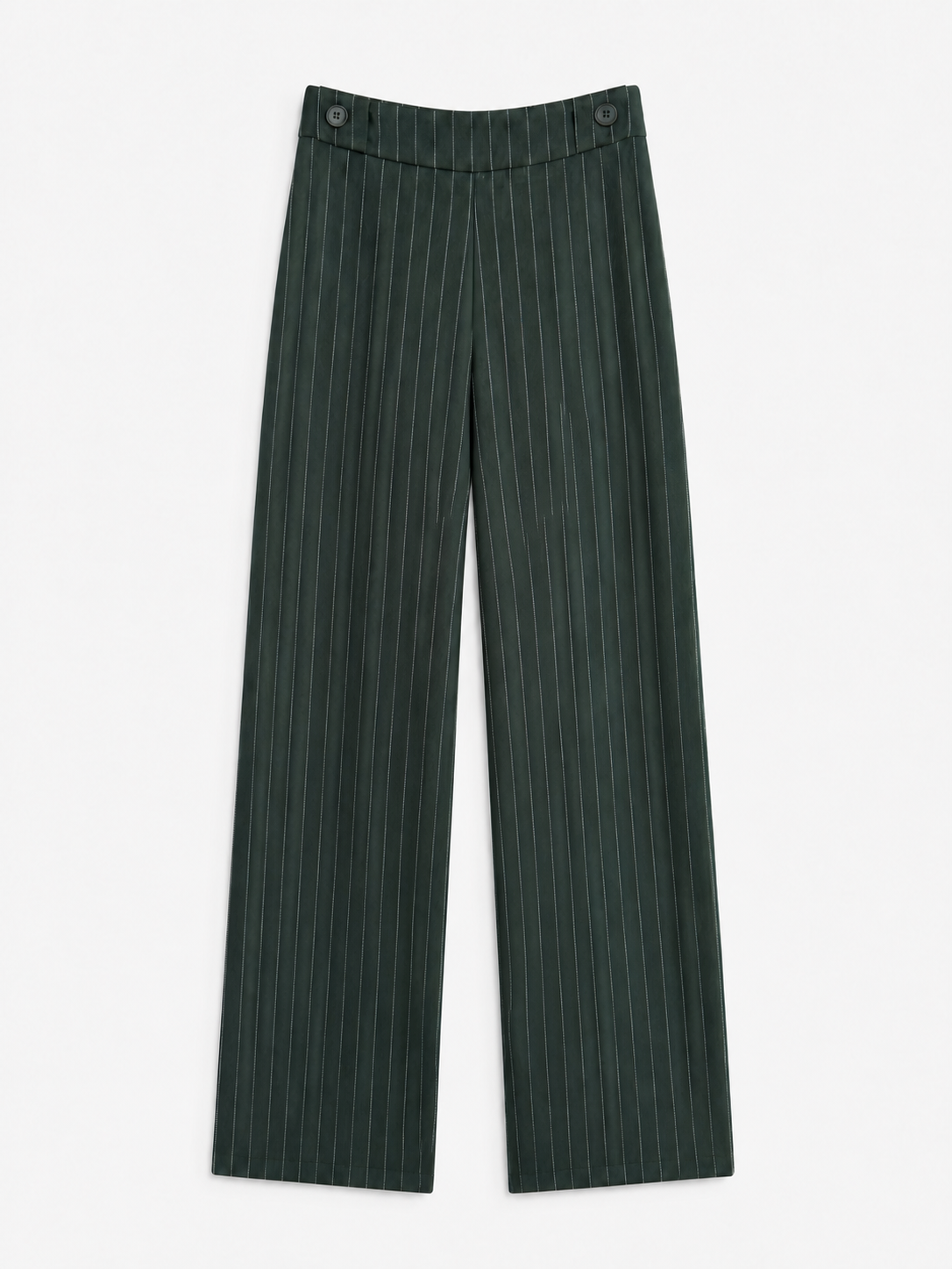 GREEN PINSTRIPED PANTS