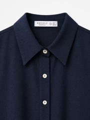 NAVY COLLAR SHIRT