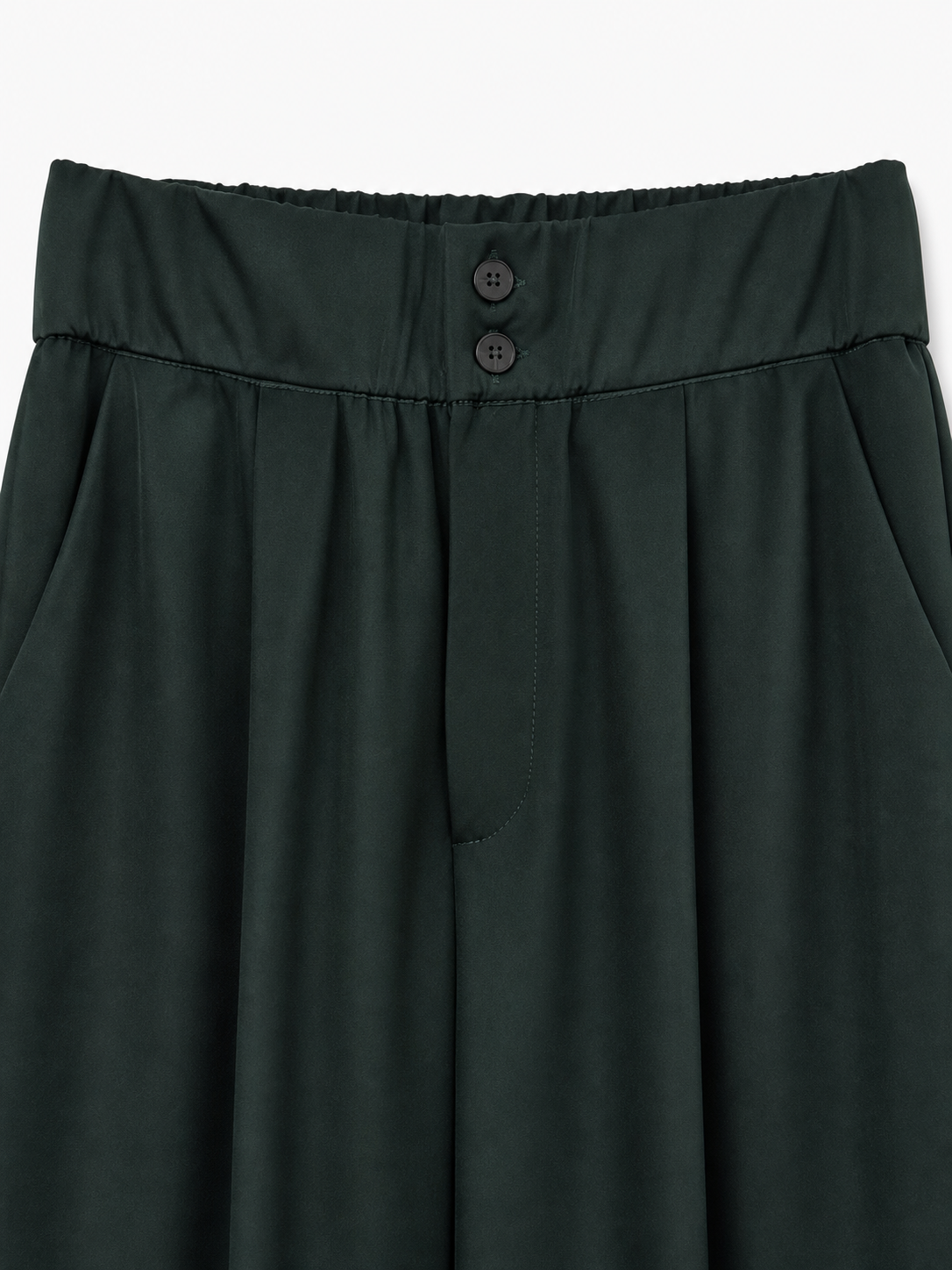 GREEN STRAP PANTS