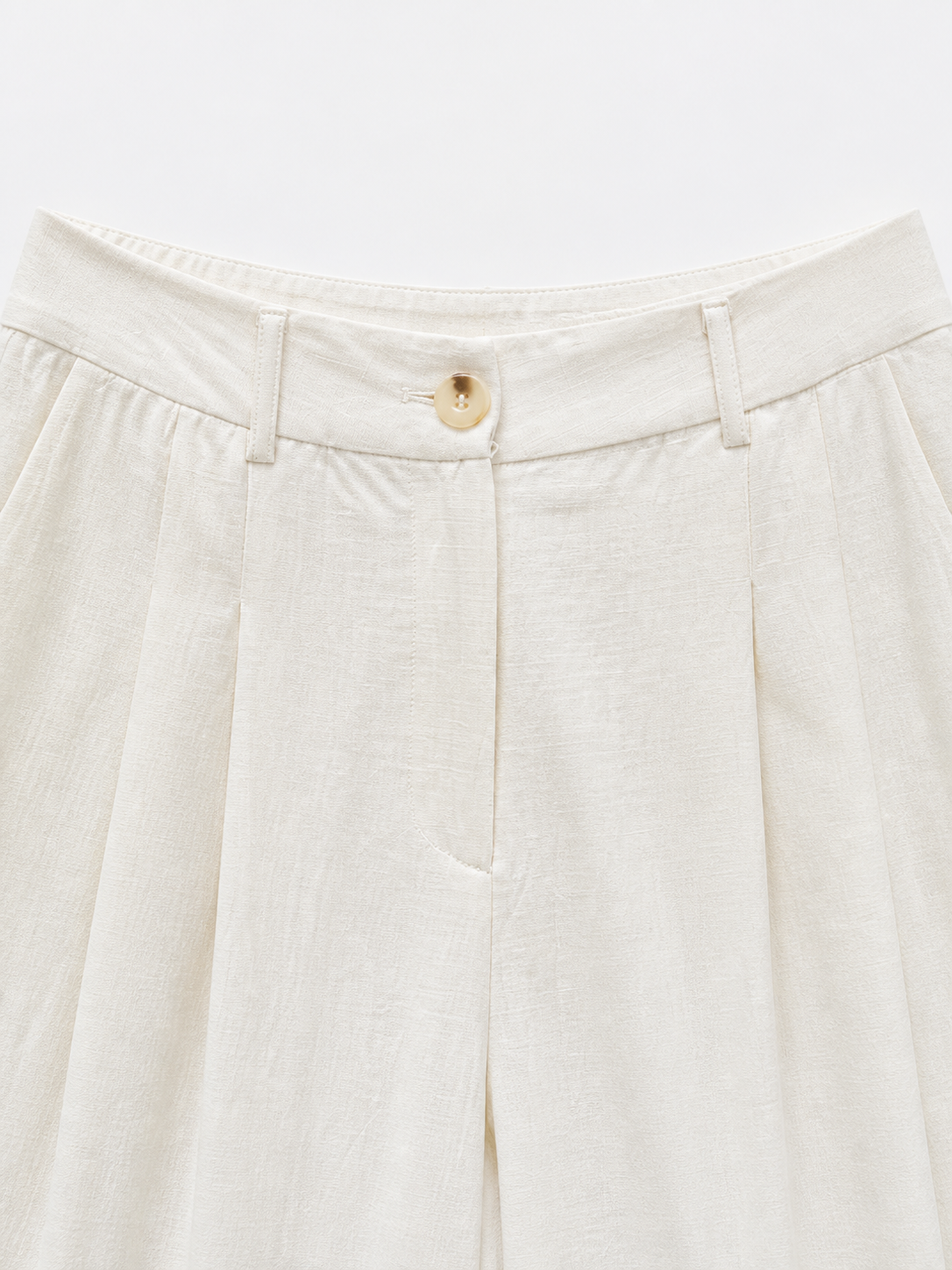 LINEN BLEND PANTS