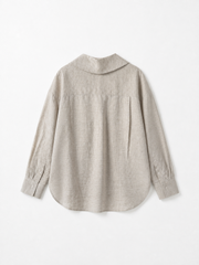 LINEN BLENDED BLOUSE