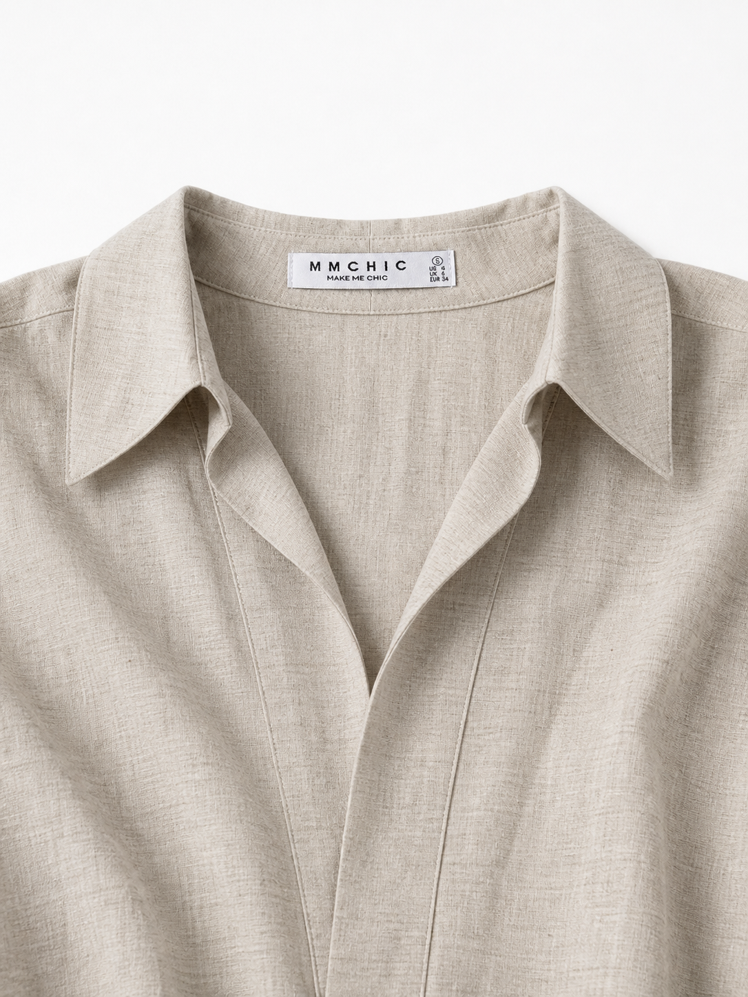 LINEN BLENDED BLOUSE