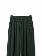 GREEN STRAP PANTS