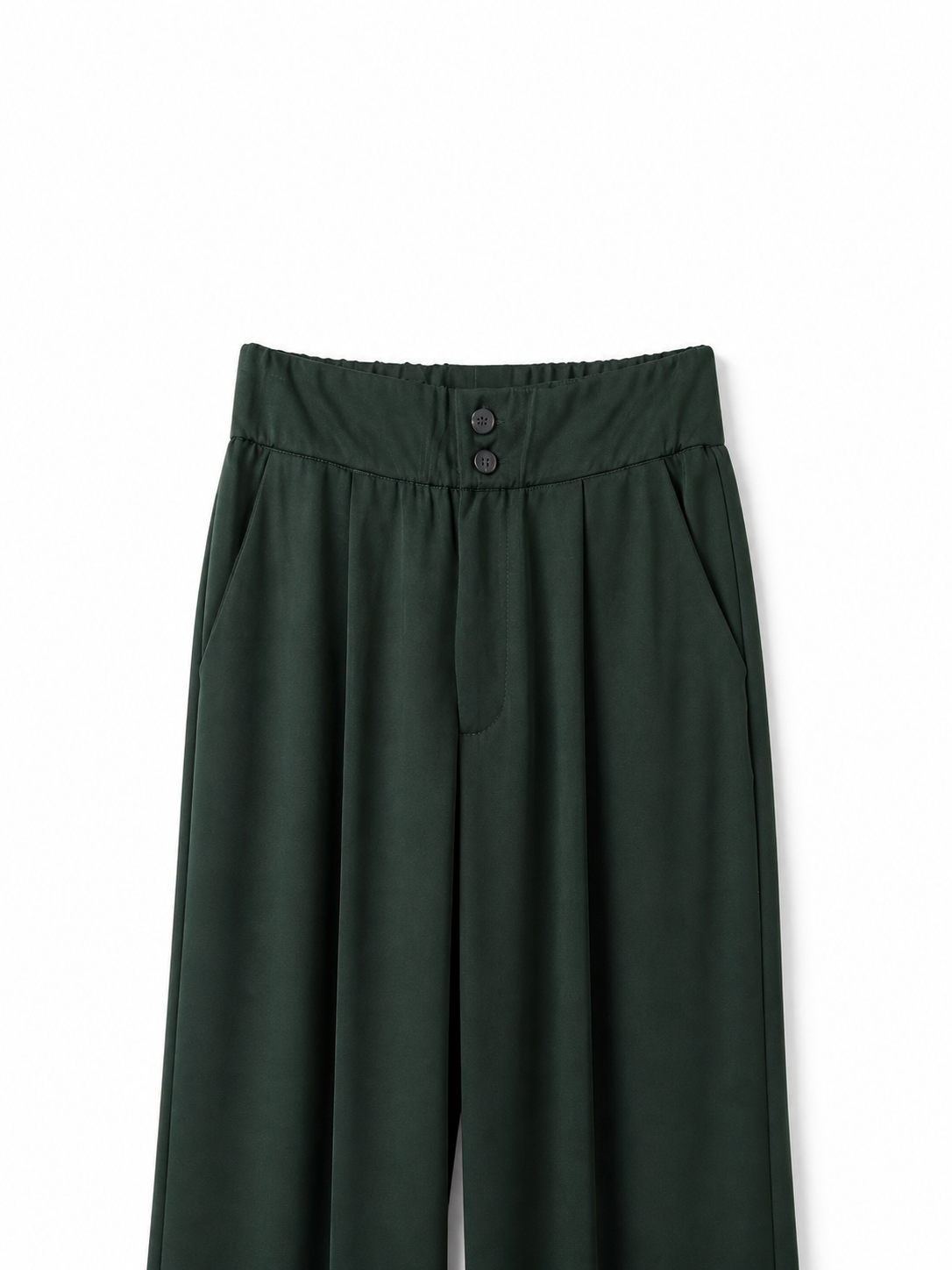 GREEN STRAP PANTS