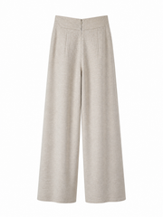 Beige Linen Trousers Pants