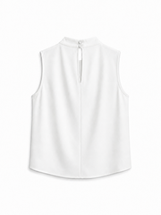 HIGH NECK DRAPE TOP