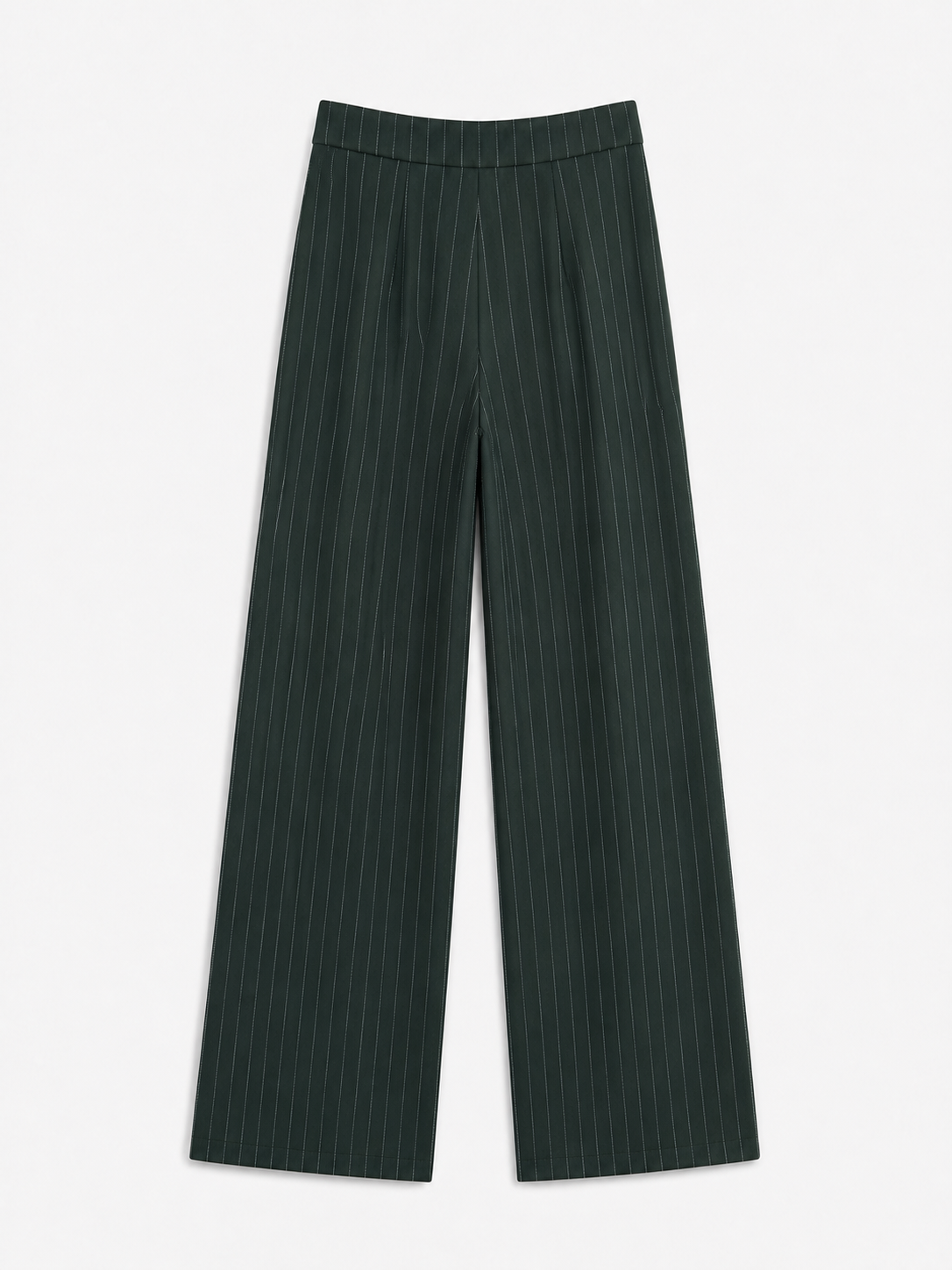 GREEN PINSTRIPED PANTS