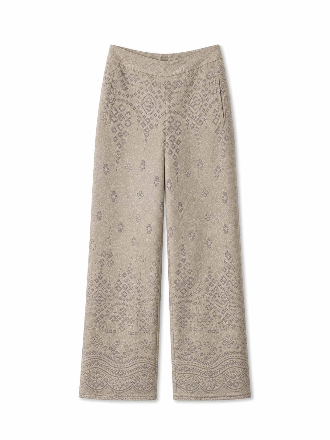 JACQUARD TROUSERS