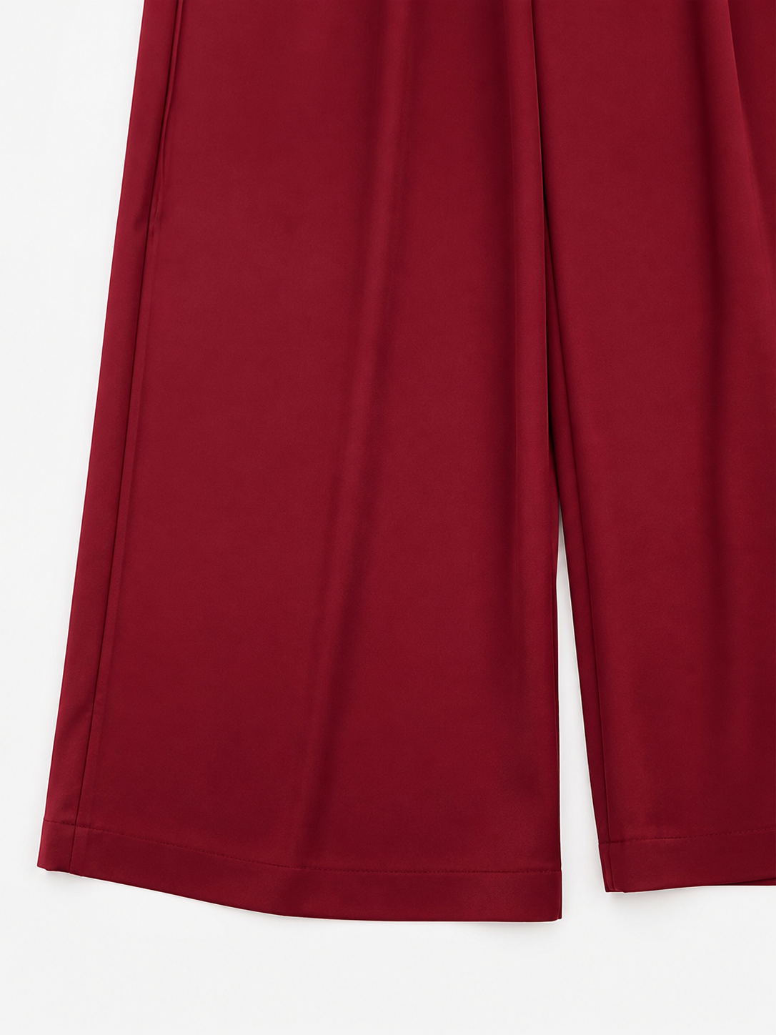 WIDE LEG PLEAT PANTS