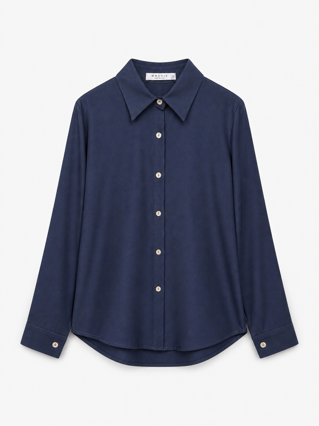 NAVY COLLAR SHIRT