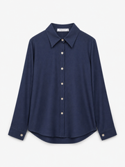 NAVY COLLAR SHIRT