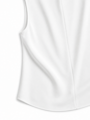 HIGH NECK DRAPE TOP