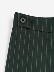 GREEN PINSTRIPED PANTS