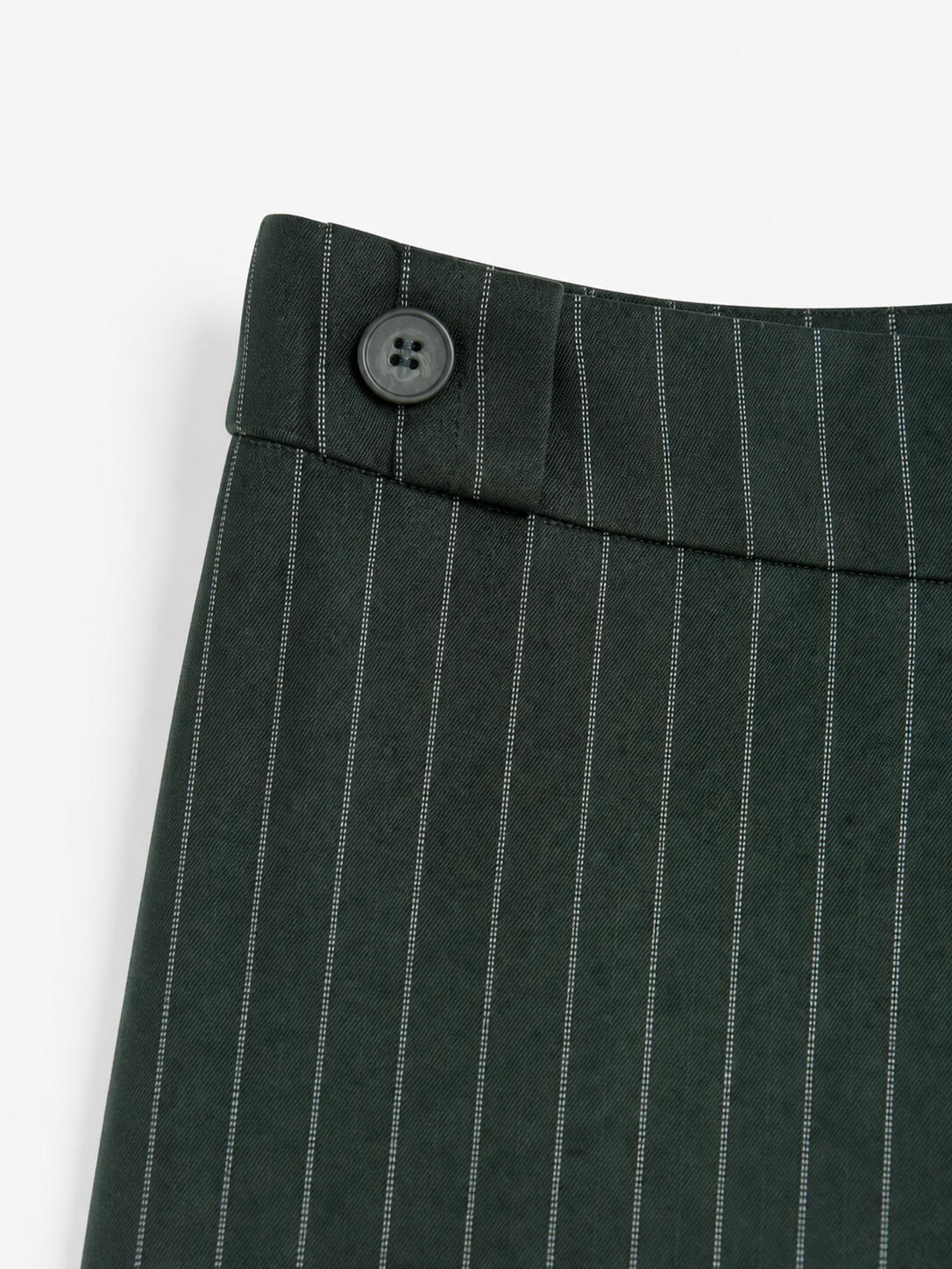 GREEN PINSTRIPED PANTS